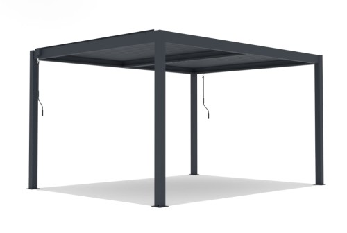 altana do ogrodu pergola aluminium z lamelami 3x4 m