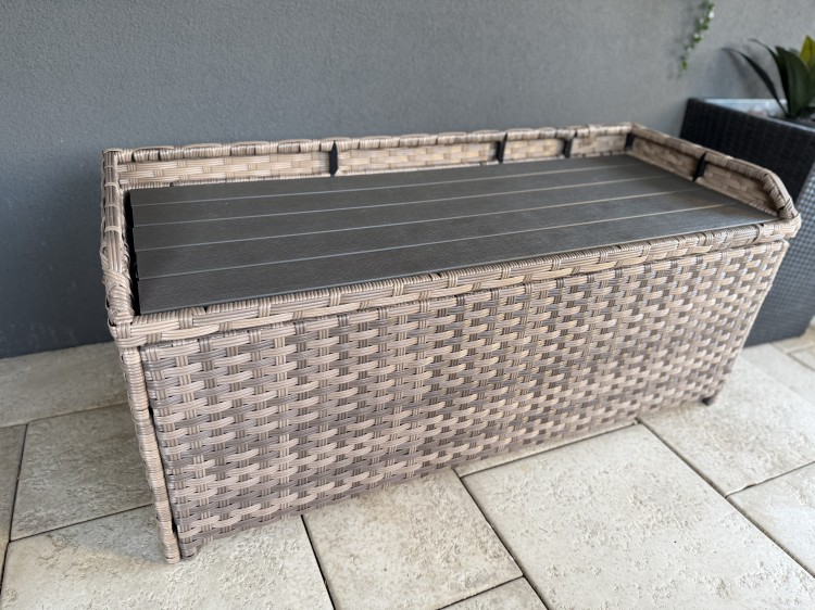 skrzynia ogrodowa siedzisko na taras balkon schowek